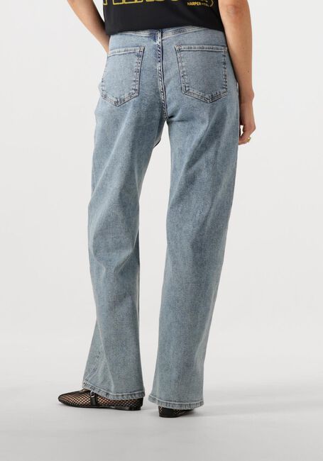 Blauwe COLOURFUL REBEL Straight leg jeans GAIAS HIGH RISE WIDE LEG DENIM PANTS - large
