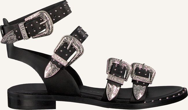 Zwarte BRONX Platte sandalen 84611 Zwarte BRONX Platte sandalen 84611 - large