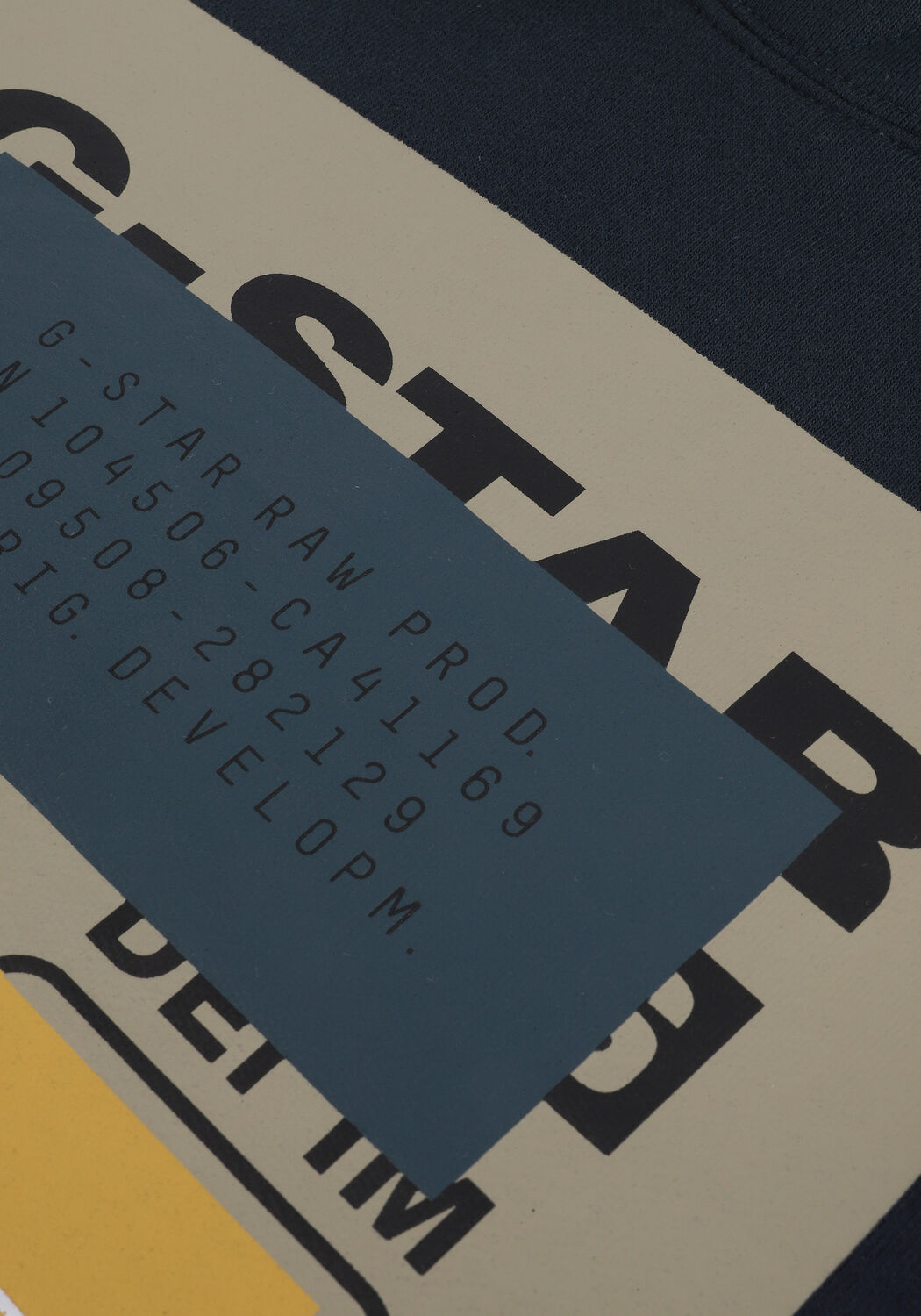 Blauwe G-STAR RAW Sweater ORIGINALS HDD SW - large