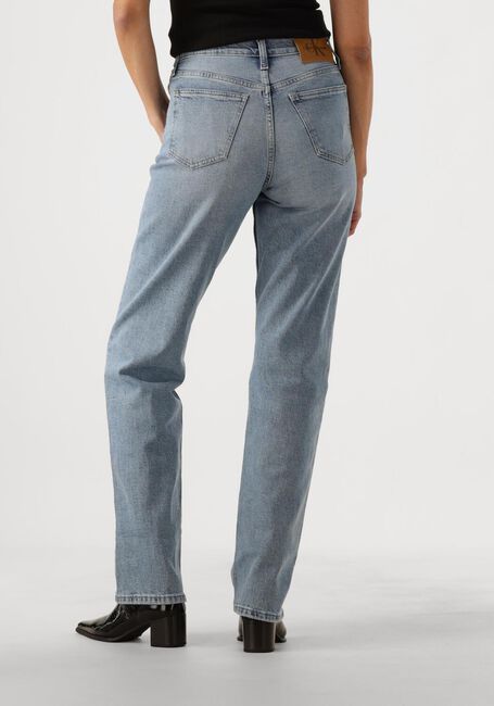 Lichtblauwe CALVIN KLEIN Straight leg jeans HIGH RISE STRAIGHT - large