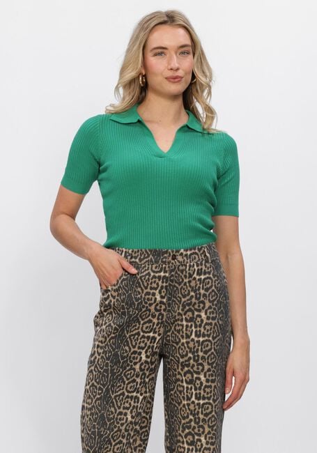 Groene YDENCE T-shirt KNITTED TOP WIES - large