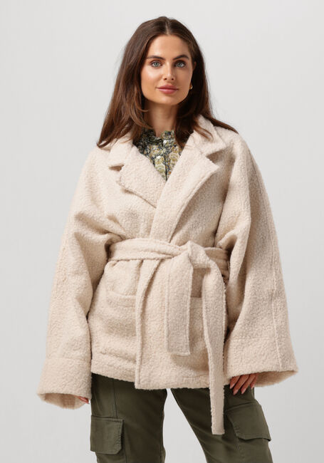 Beige CIRCLE OF TRUST Teddy jas JADE JACKET - large