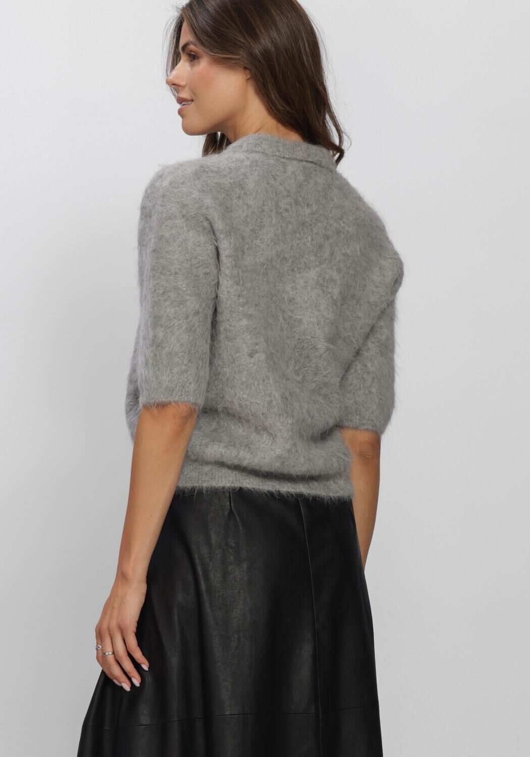 Grijze KNIT-TED Tops & T-shirts SHERMAN TOP - large