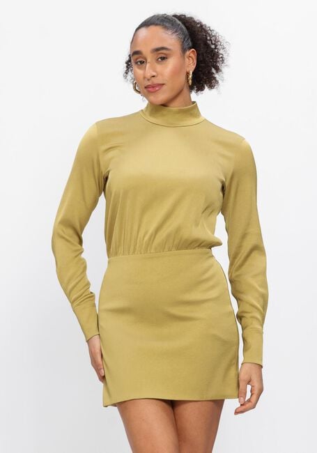 Bruine DRYKORN Mini jurk OVINE - large