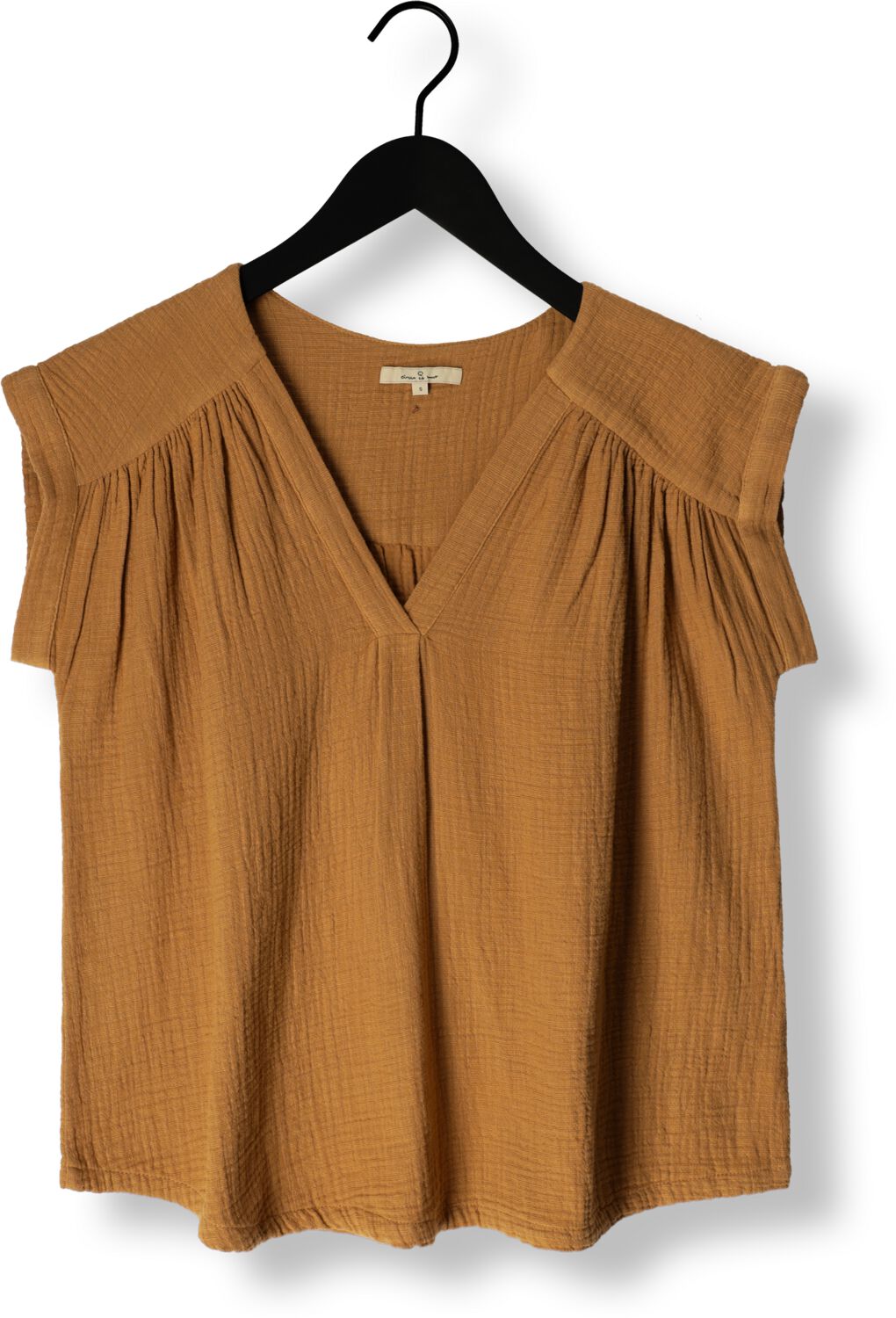 CIRCLE OF TRUST Dames Tops & T-shirts Pien Blouse Camel