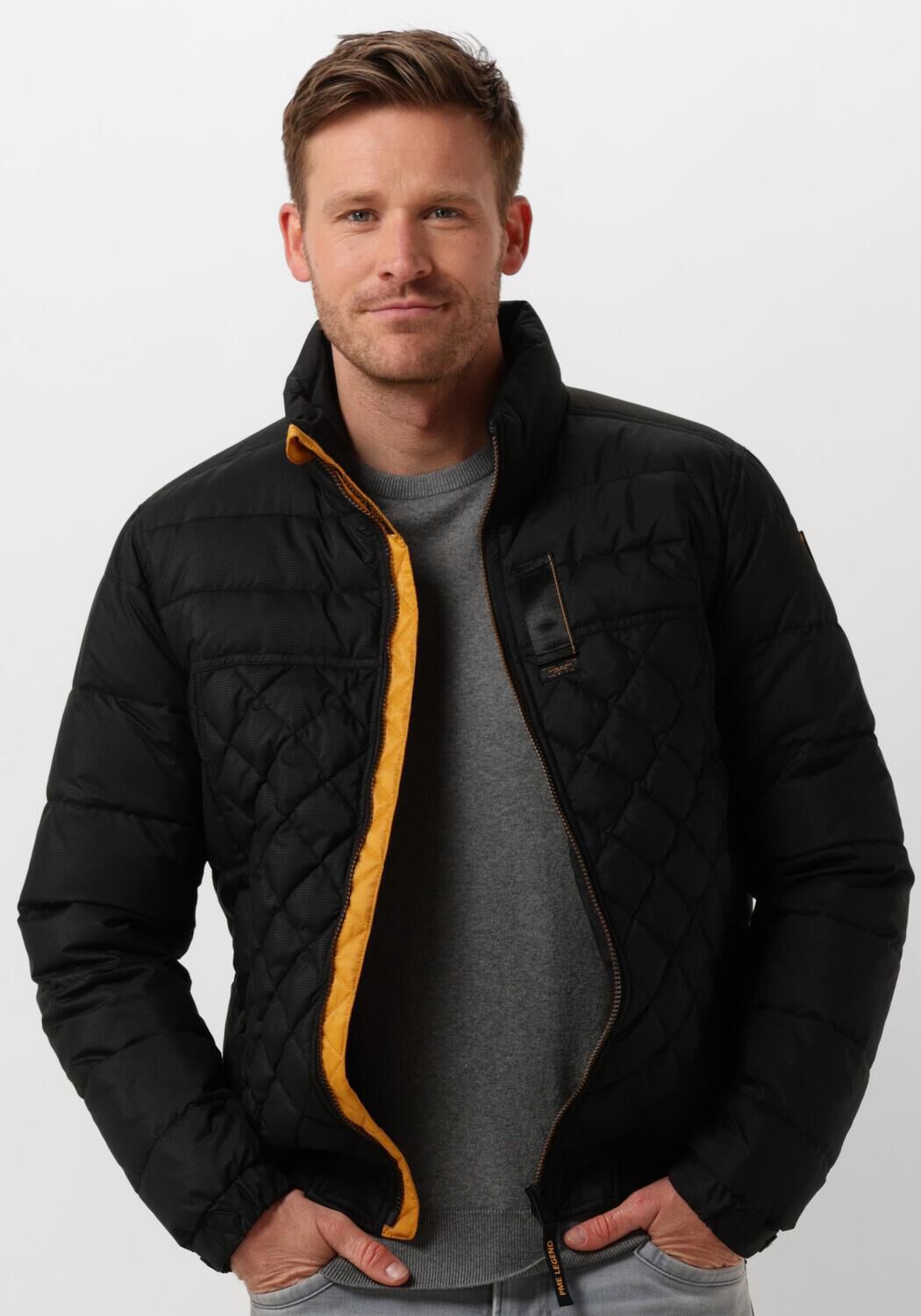 PME LEGEND Heren Jassen Flight Jacket Cargo Glider Brightster Zwart