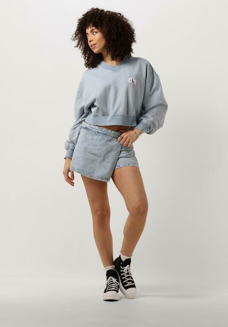 Blauwe CALVIN KLEIN Korte broek WRAP SKORT - large