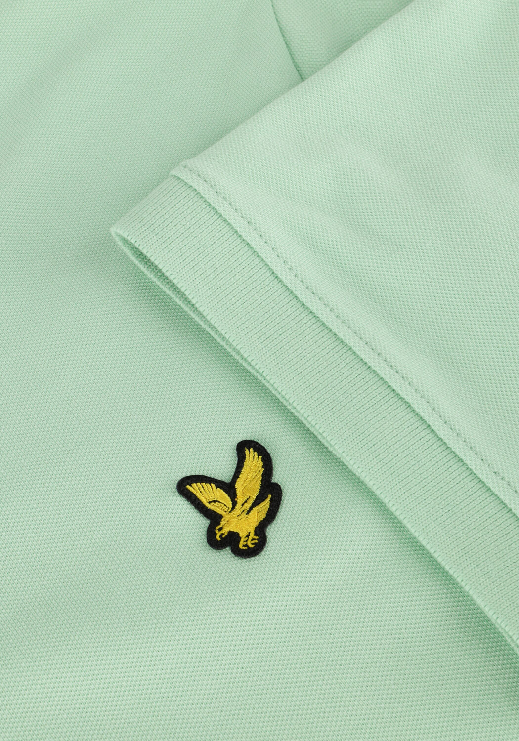 Groene LYLE & SCOTT Polo PLAIN POLO SHIRT - large