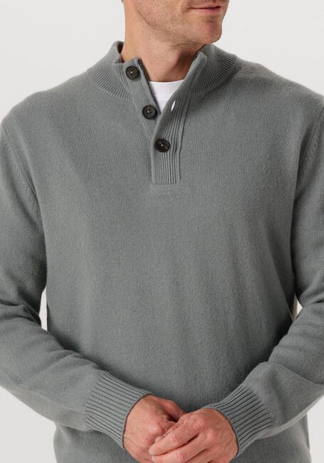 Grijze STEFANO LAURAN Trui HALF ZIP - large