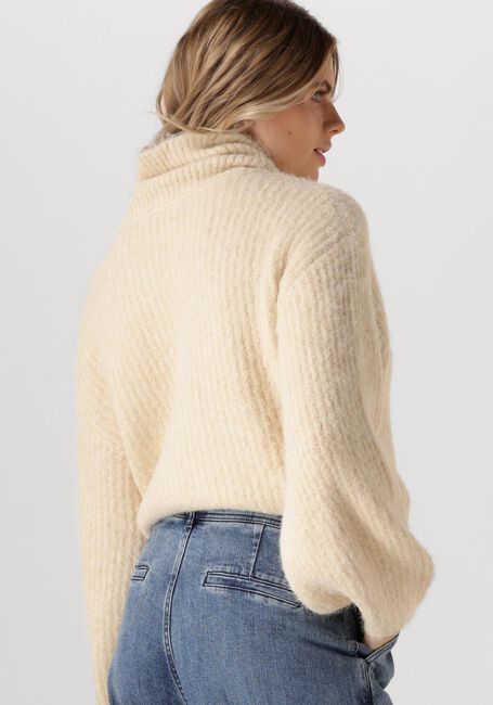 Ecru CO'COUTURE Trui CORALIE ROLL KNIT - large