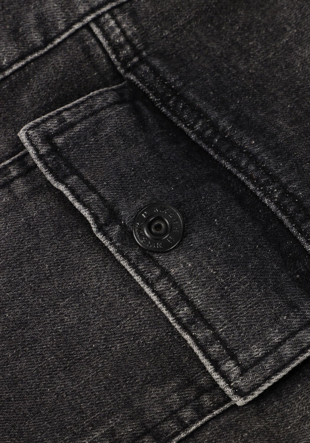 Zwarte NIK & NIK Overshirt FARU DENIM SHIRT - large