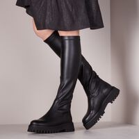 Zwarte BRONX Hoge laarzen GROOV-Y 14211 - medium