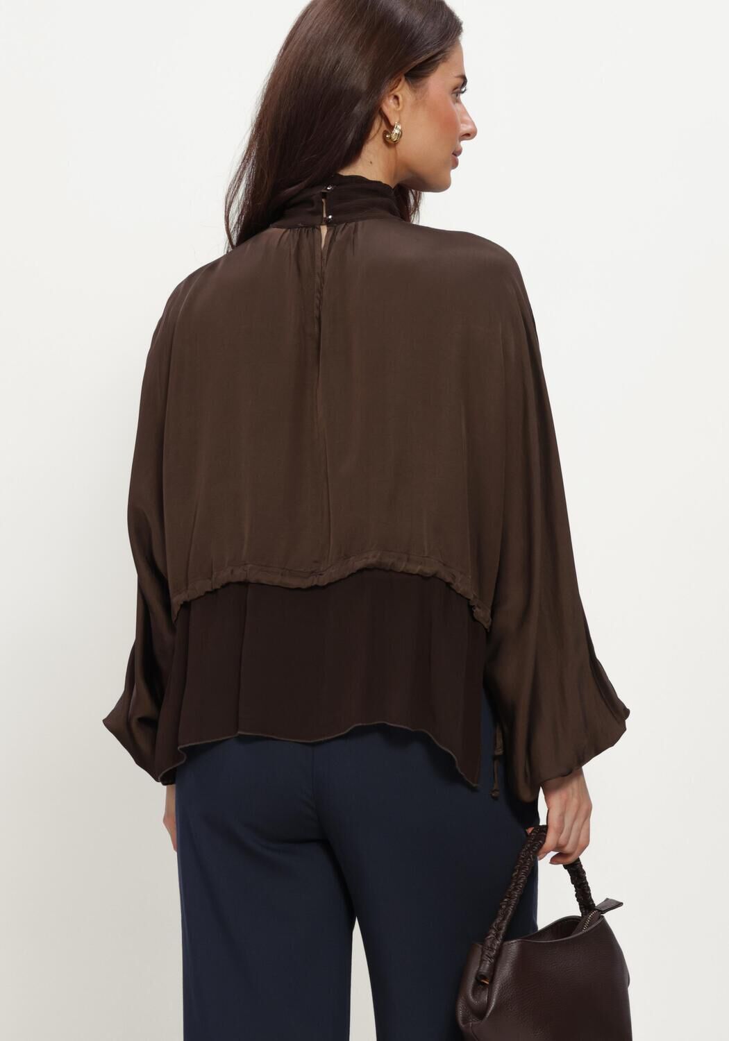 Bruine FREEBIRD Blouses BIBIANA - large