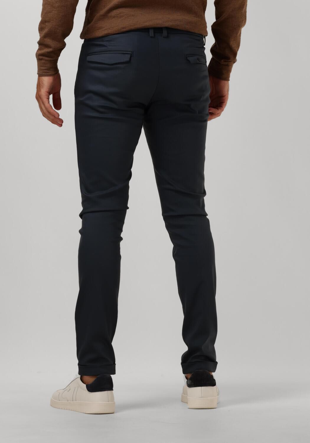 CAST IRON Heren Broeken Riser Chino Stretch Blauw