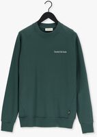 Groene SCOTCH & SODA Sweater FELPA CREWNECK SWEAT IN ORGANI