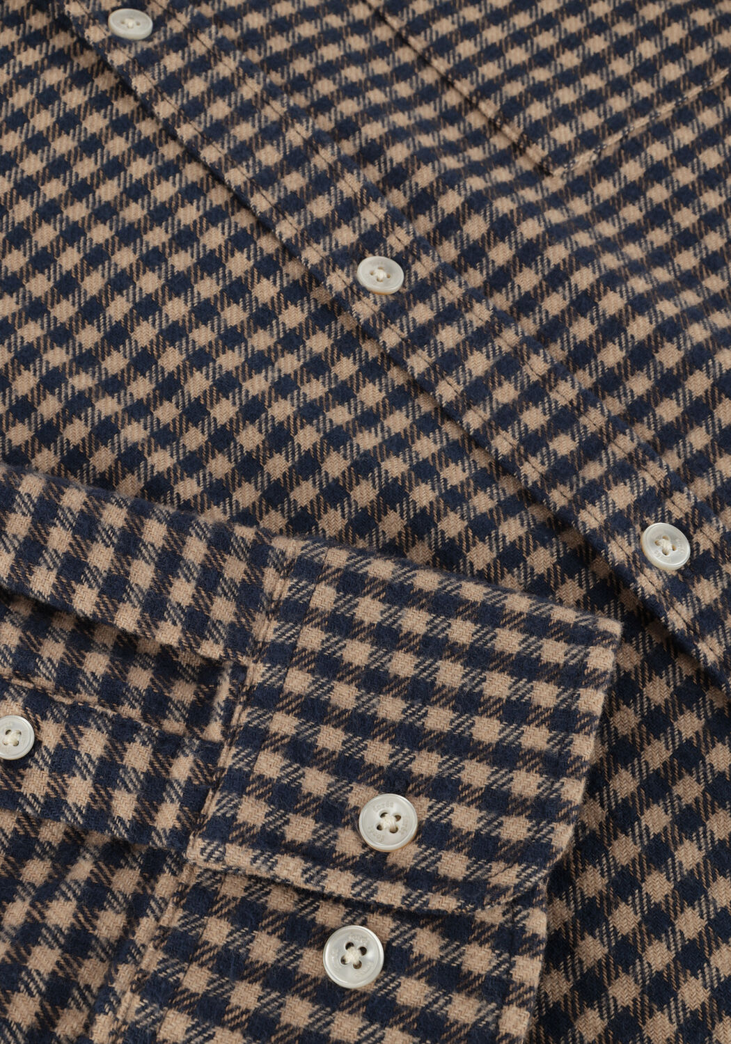 Bruine FOR&Eacute;T Casual overhemd CREEK FLANNEL SHIRT - large