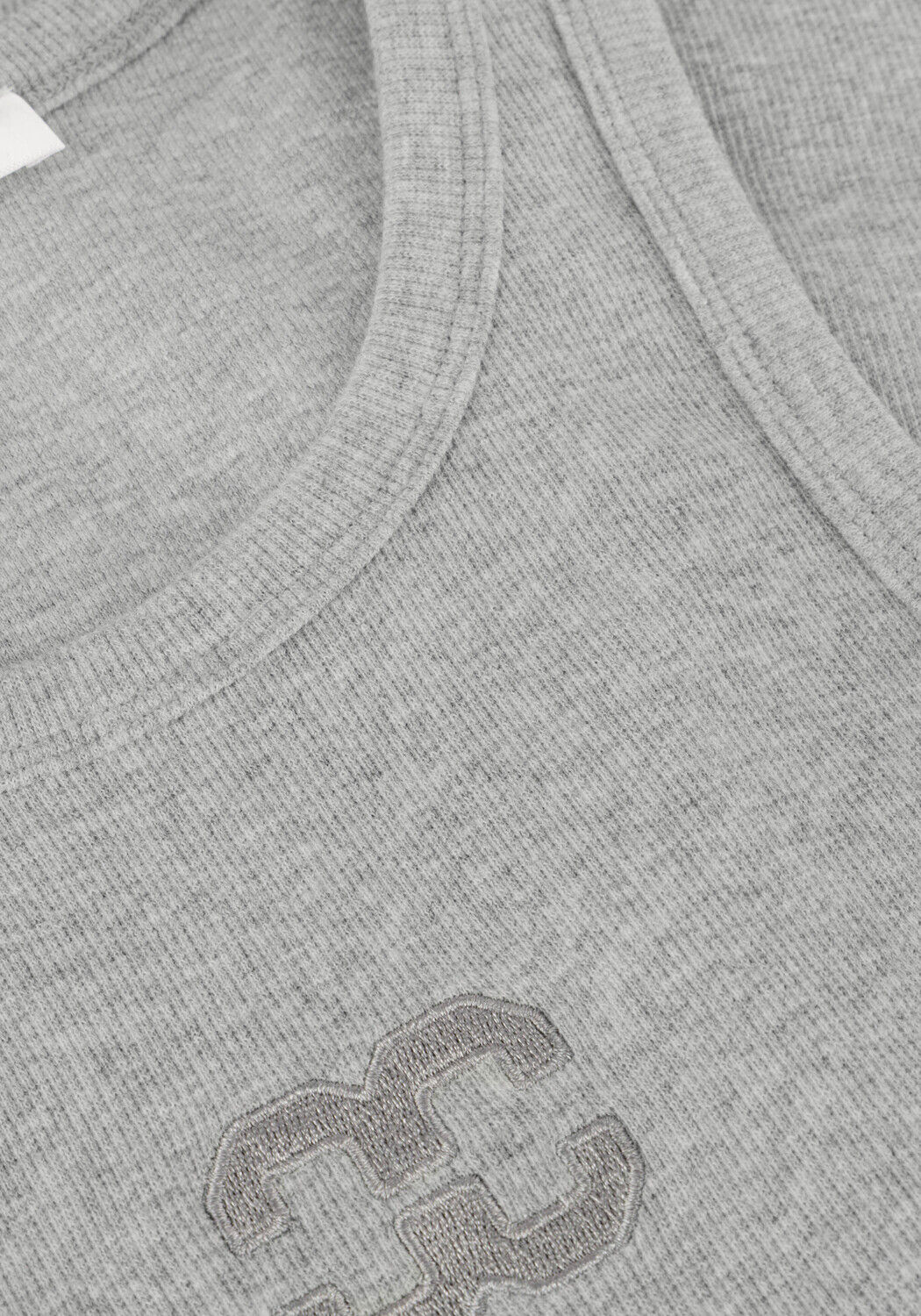 Lichtgrijze CO'COUTURE Top SAHARACC EMBROIDERY TANK TOP - large