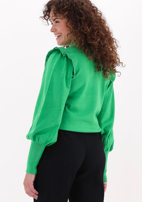 Groene Y.A.S. Trui YASJUM LS KNIT PULLOVER - large