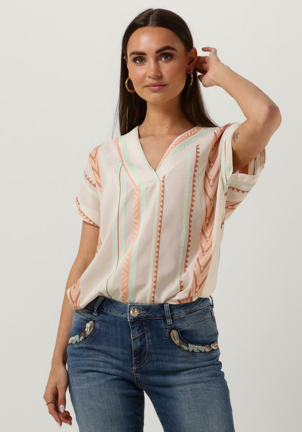 ecru mos mosh top margie mundy blouse