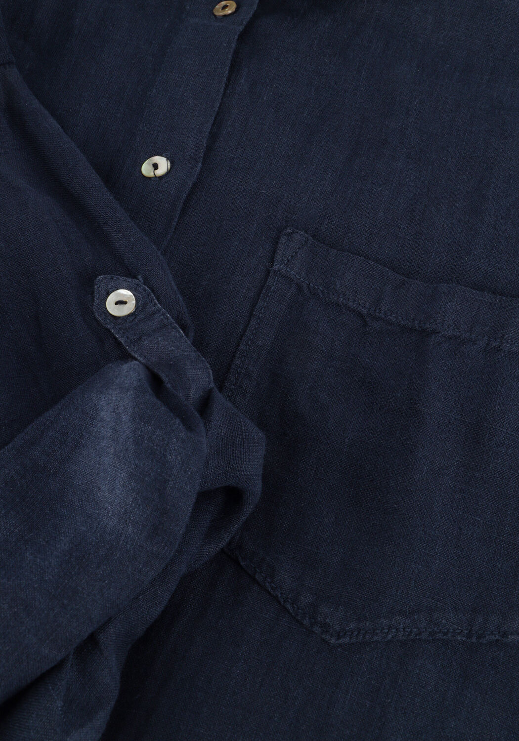 Donkerblauwe BELLAMY Midi jurk FAY - large