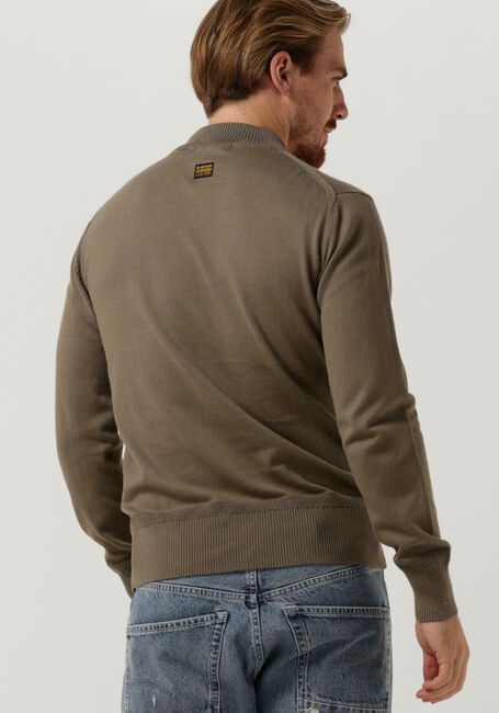 Bruine G-STAR RAW Trui PREMIUM CORE MOCK KNIT - large