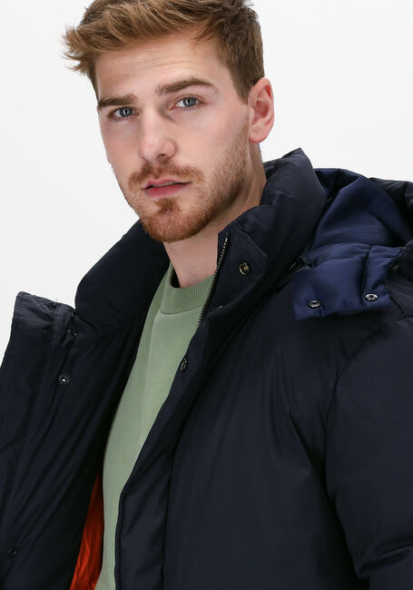 plakband Sociologie Aanval Blauwe SCOTCH & SODA Gewatteerde jas 163251 - ORGANIC COTTON BLEND | Omoda