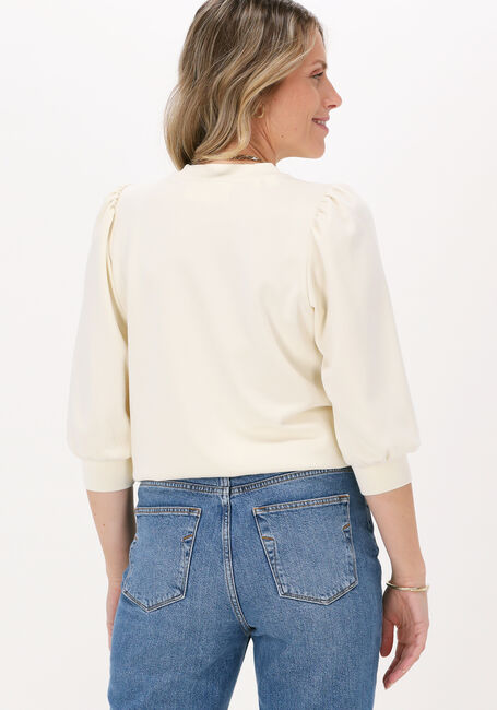 Ecru SELECTED WOMEN Trui SLFTENNY 3/4 SWEAT TOP - large