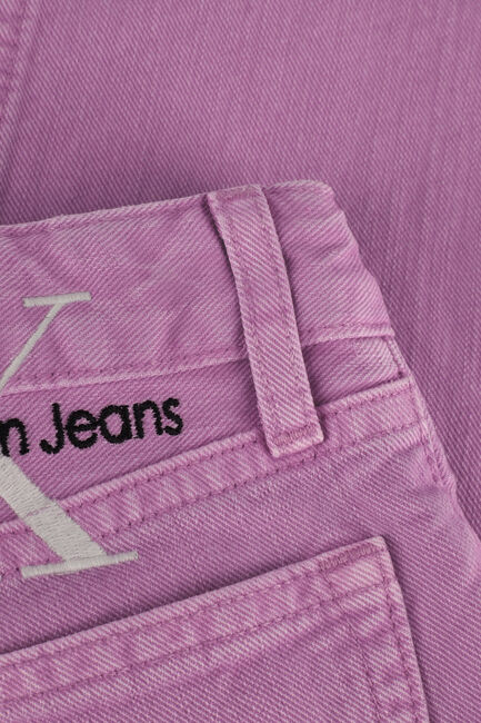 Paarse CALVIN KLEIN Wide jeans WIDE LEG HR IRIS ORCHID - large