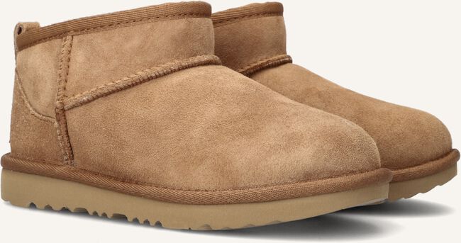 Cognac UGG Vachtlaarzen CLASSIC ULTRA MINI KIDS Cognac UGG Vachtlaarzen CLASSIC ULTRA MINI KIDS - large