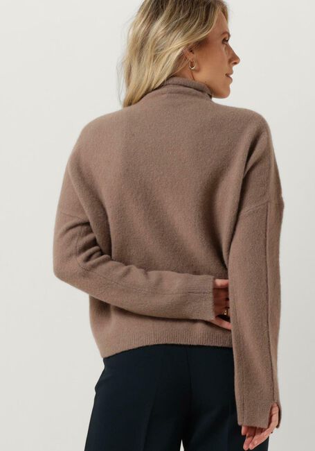 Taupe KNIT-TED Trui KRIS PULLOVER - large