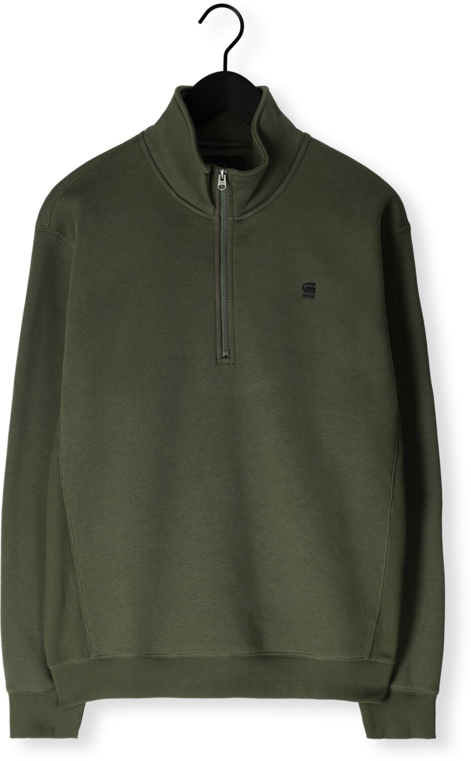 G-STAR RAW Heren Truien & Vesten Premium Core Half Zip R Sw L\s Grijs