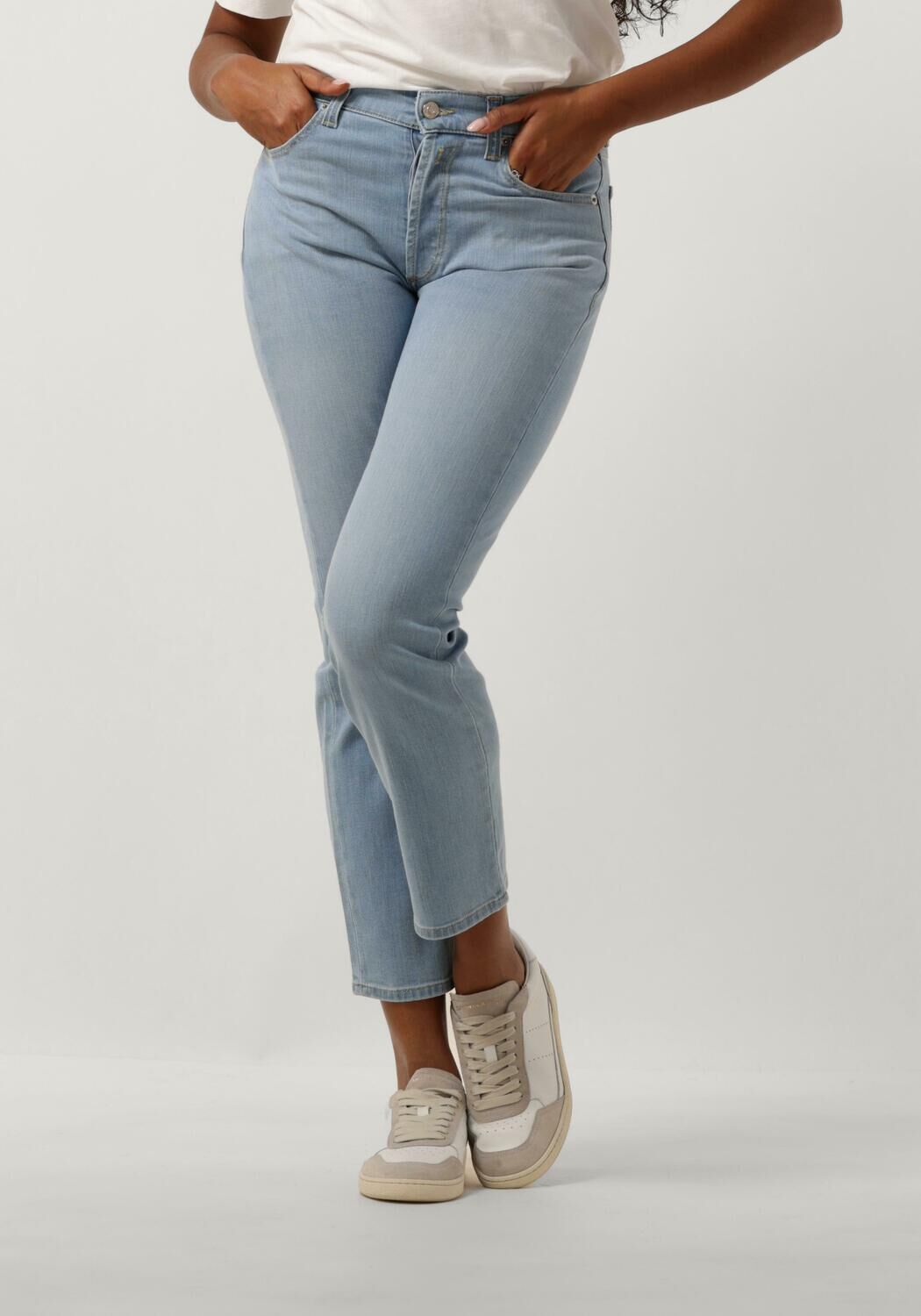 REPLAY Dames Jeans Maijke Straight Pants Lichtblauw