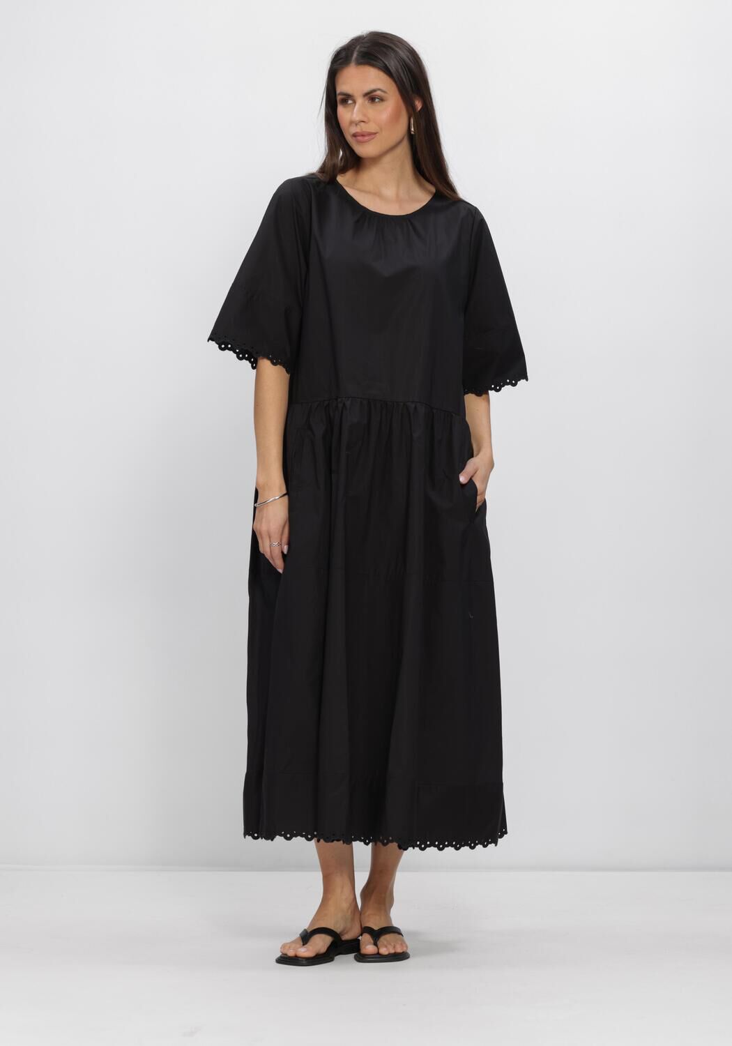 Zwarte INWEAR Midi jurk LIAIW DRESS - large