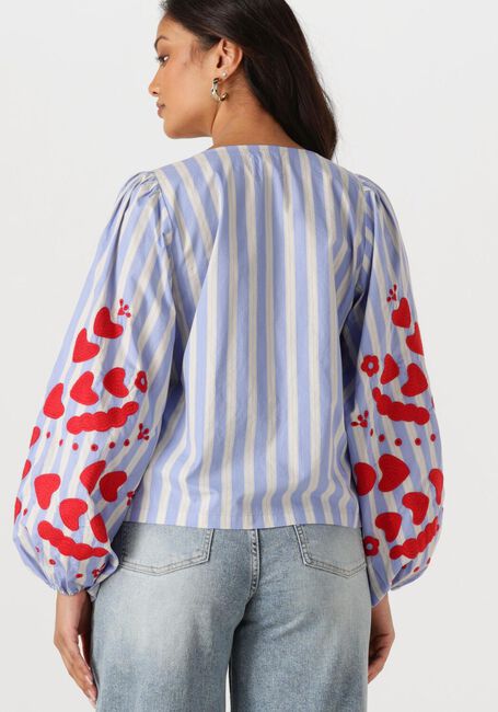 Blauwe SISSEL EDELBO Blouses ELISABETH TOP - large