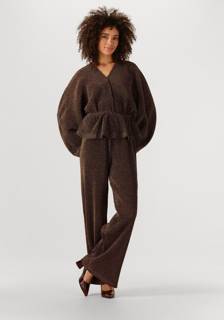 Bruine NOTRE-V Wijde broek NV-GILLIAN - large