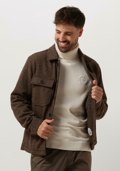 Groene DSTREZZED Overshirt TANN OVERSHIRT - large
