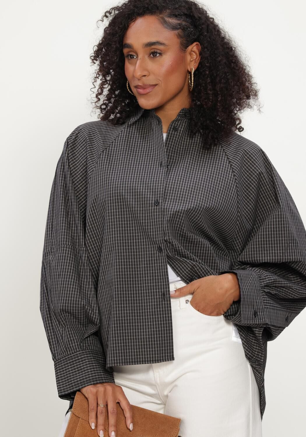Zwarte INWEAR Blouses MILLESIW LOOSE SHIRT - large
