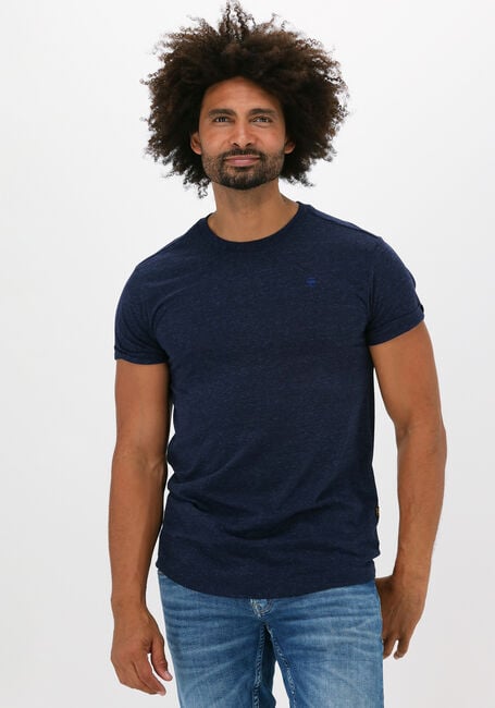 Donkerblauwe G-STAR RAW T-shirt C811 - TURON JERSEY R- LASH R - large