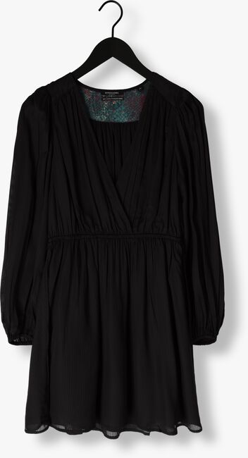 Zwarte SCOTCH & SODA Mini jurk BALLOON SLEEVE MINI DRESS - large