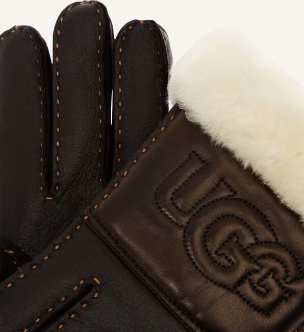 Zwarte UGG Handschoenen SHEEPSKIN LOGO GLOVE Zwarte UGG Handschoenen SHEEPSKIN LOGO GLOVE - large