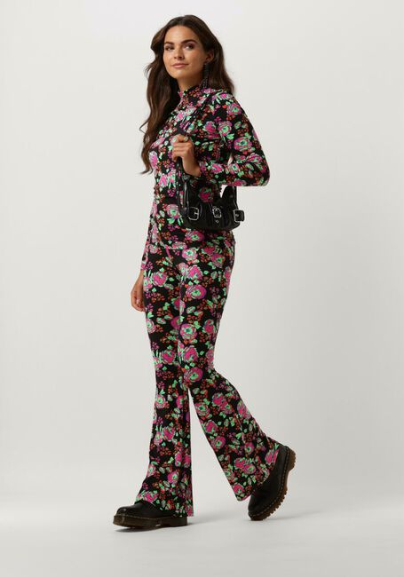 Zwarte REFINED DEPARTMENT Flared broek ABBA - large