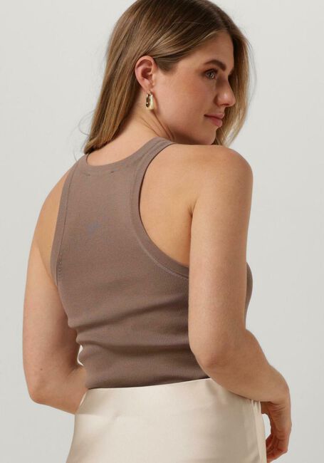 Taupe NEO NOIR Top WILLY KNITTED TOP - large