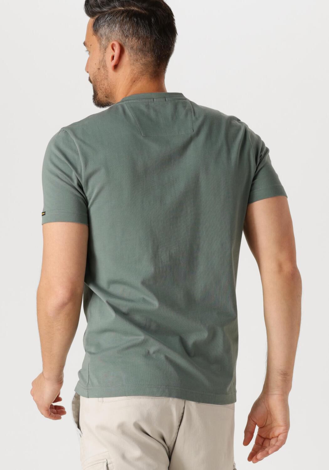 PME LEGEND Heren Polo's & T-shirts Short Sleeve R-neck Guyver Tee Groen
