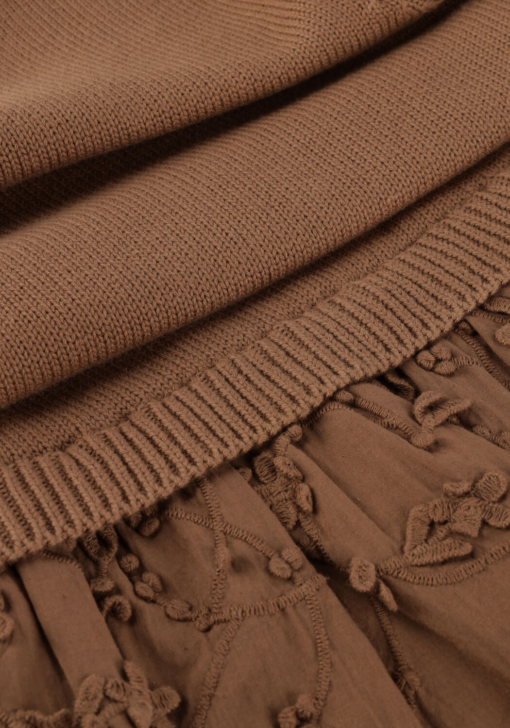 Bruine TON & TON Mini jurk TESS - large