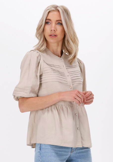 Beige LEVETE ROOM Blouses NAJA 10 SHIRT - large