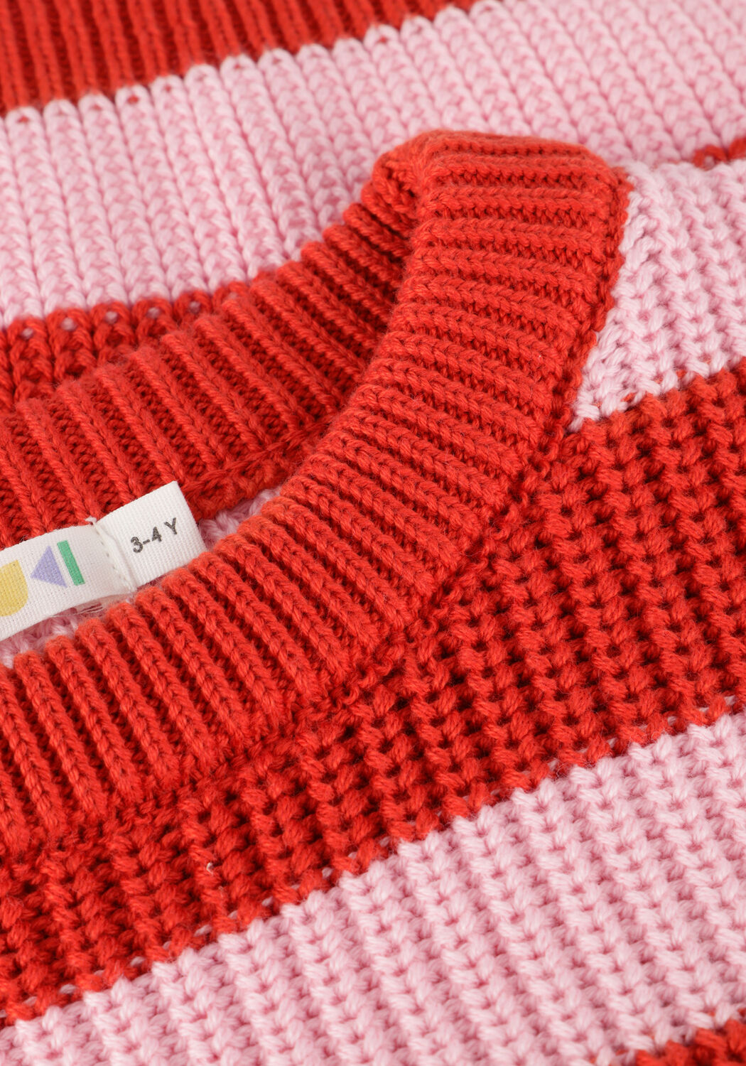 YUKI KIDSWEAR Meisjes Truien & Vesten Stripes Sweater Rood