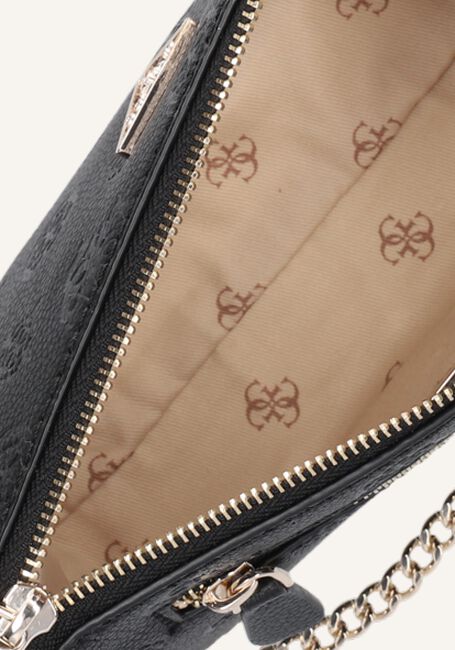 Zwarte GUESS Schoudertas HELAINA MINI CROSSBODY TOP ZIP Zwarte GUESS Schoudertas HELAINA MINI CROSSBODY TOP ZIP - large