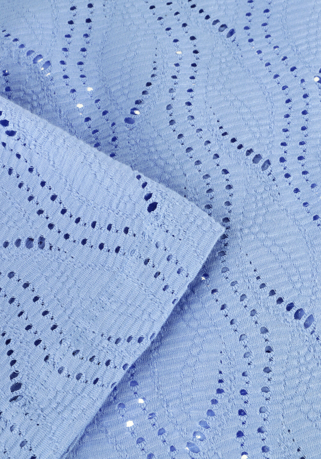 Lichtblauwe OBJECT Top OBJAVA 2/4 LO O-NECK TOP - large