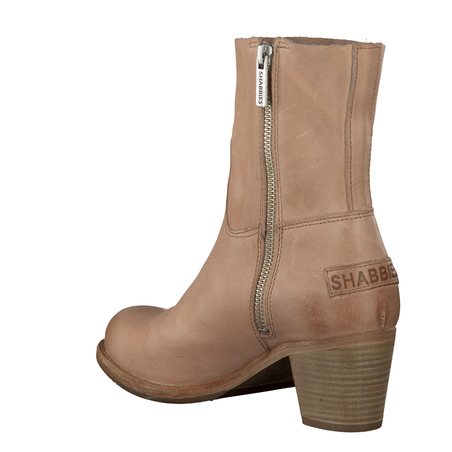 Beige SHABBIES Enkellaarsjes 183020137 | Omoda Beige SHABBIES Enkellaarsjes 183020137 | Omoda