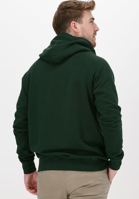 Donkergroene FORÉT Sweater RAY HOODIE - large
